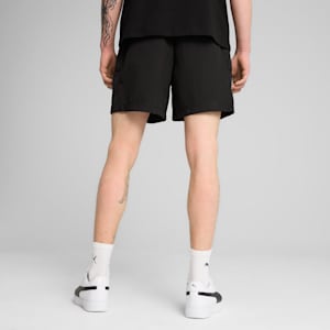 WARDROBE ESSENTIALS Men's Relaxed 6" Cargo Shorts, PUMA Black, extralarge